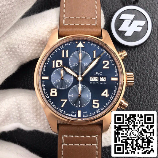 IWC Pilot IW377721 1:1 Best Edition ZF Factory Rose Gold US Replica Watch