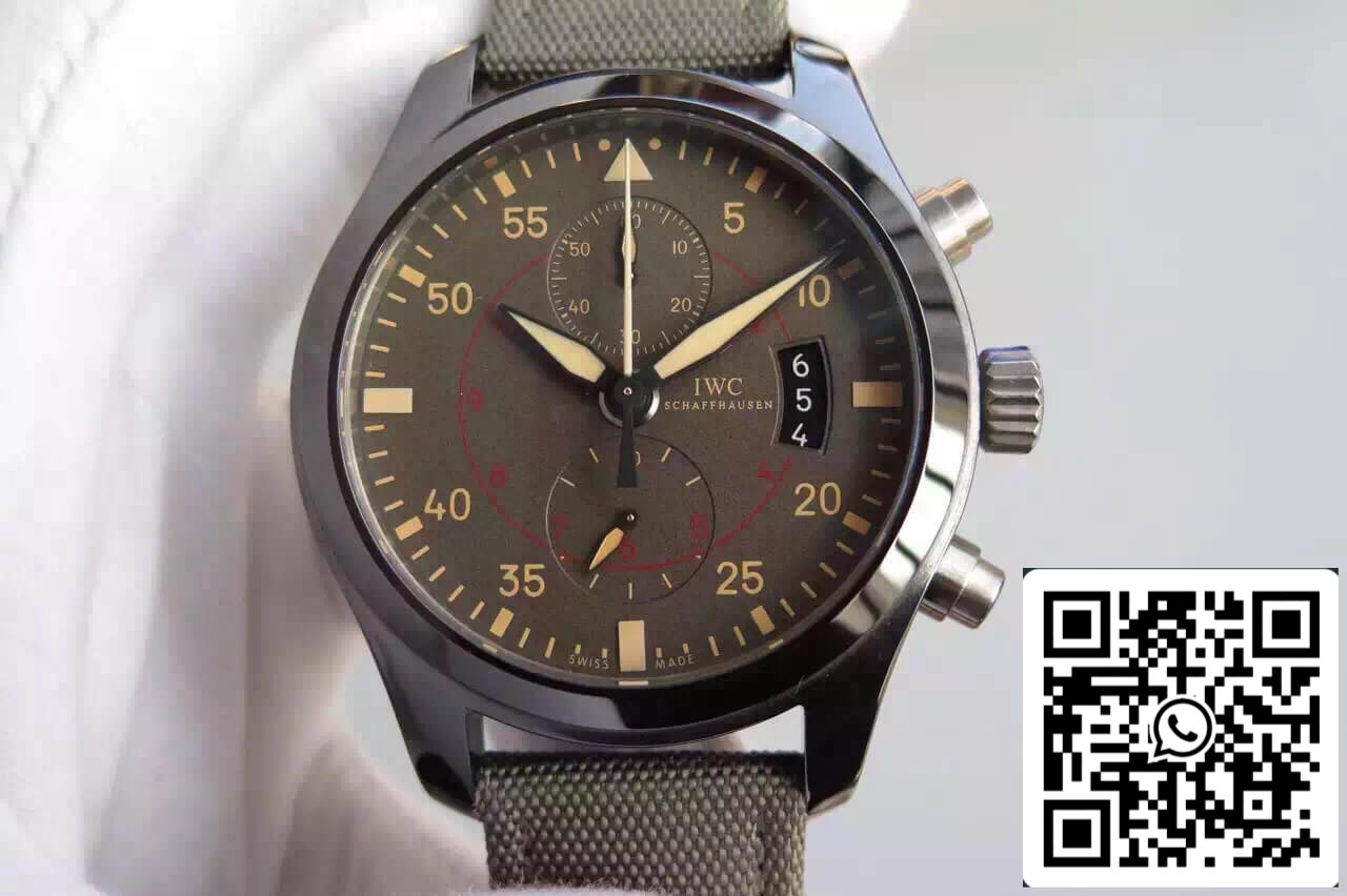 IWC Pilot IW388002 1:1 Best Edition V6 Factory Ceramics Charcoal Gray Dial US Replica Watch