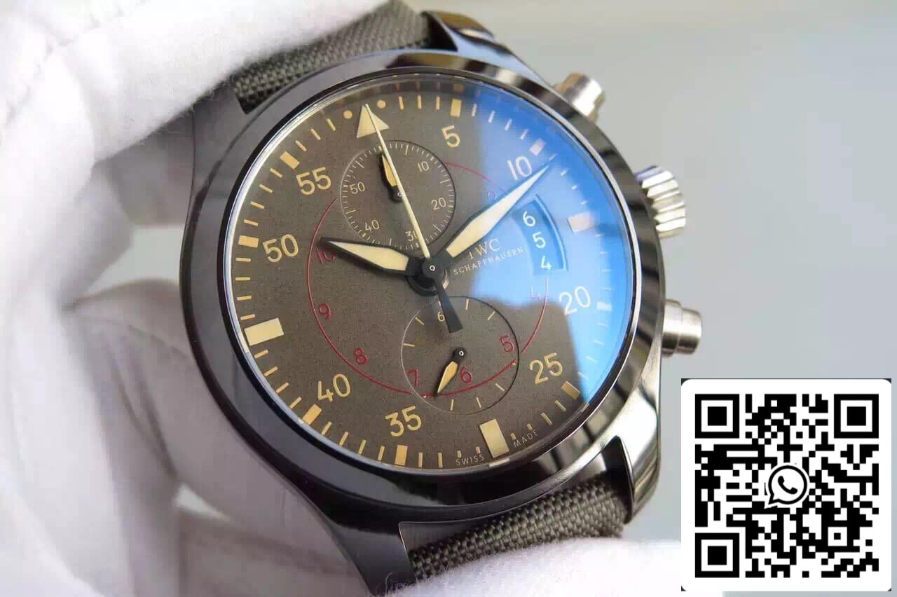 IWC Pilot IW388002 1:1 Best Edition V6 Factory Ceramics Charcoal Gray Dial US Replica Watch