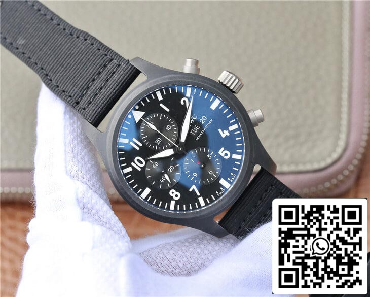 IWC Pilot IW389101 1:1 Best Edition ZF Factory Ceramics Black Dial US Replica Watch