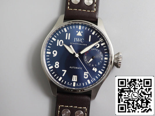 IWC Pilot IW501002 1:1 Best Edition ZF Factory Blue Dial US Replica Watch