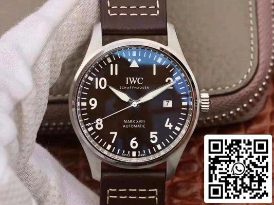 IWC Pilot Mark XVIII IW327003 MKS Factory 1:1 Best Edition Swiss ETA2892 Brown Dial US Replica Watch
