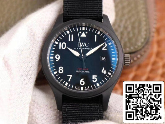 IWC Pilot Top Gun IW326901 1:1 Best Edition MKS Factory Black Dial Swiss ETA2892 US Replica Watch
