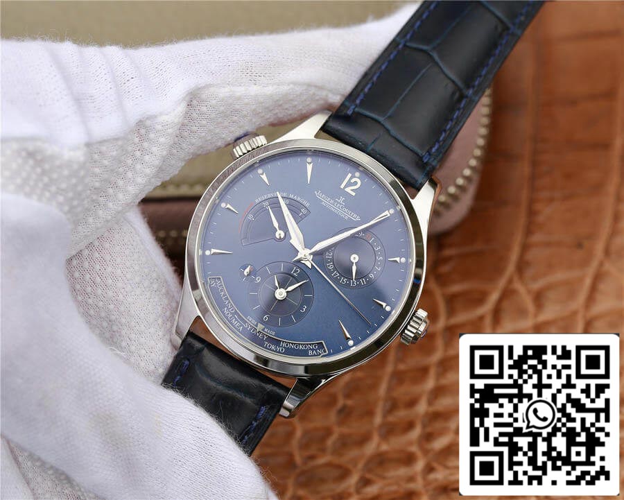 Jaeger-LeCoultre Master 1422521 1:1 Best Edition TWA Factory Blue Dial US Replica Watch