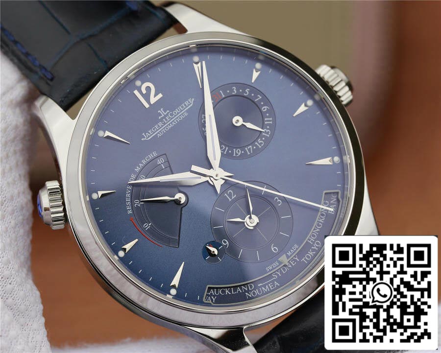 Jaeger-LeCoultre Master 1422521 1:1 Best Edition TWA Factory Blue Dial US Replica Watch