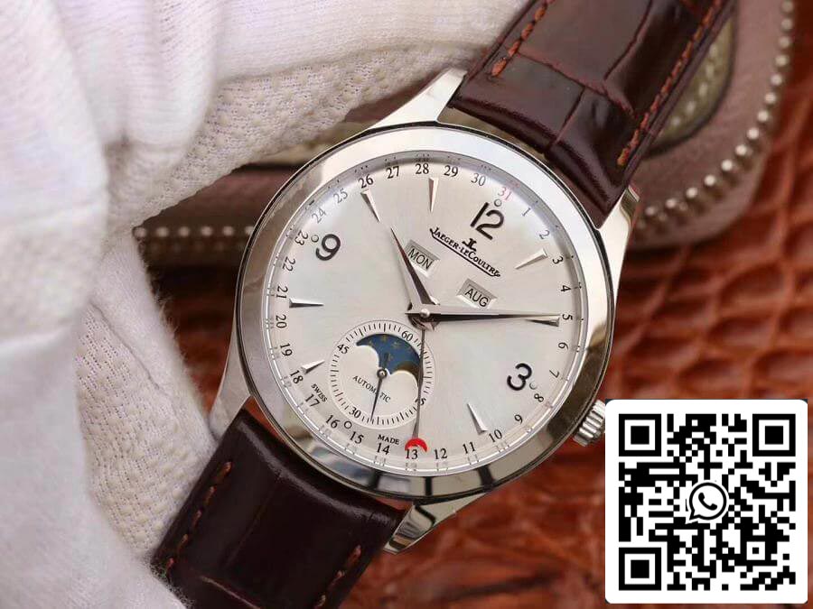 Jaeger-LeCoultre Master Calendar 1558420 OM factory 1:1 Best Edition Swiss ETA866 White dial US Replica Watch