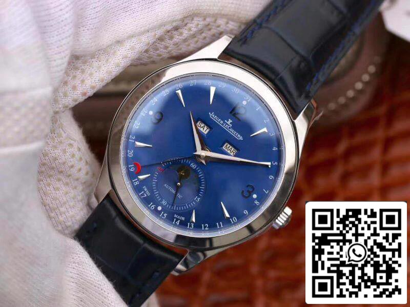 Jaeger-LeCoultre Master Calendar OM Factory Men Watches 1:1 Best Edition Swiss ETA866 Blue Dial US Replica Watch
