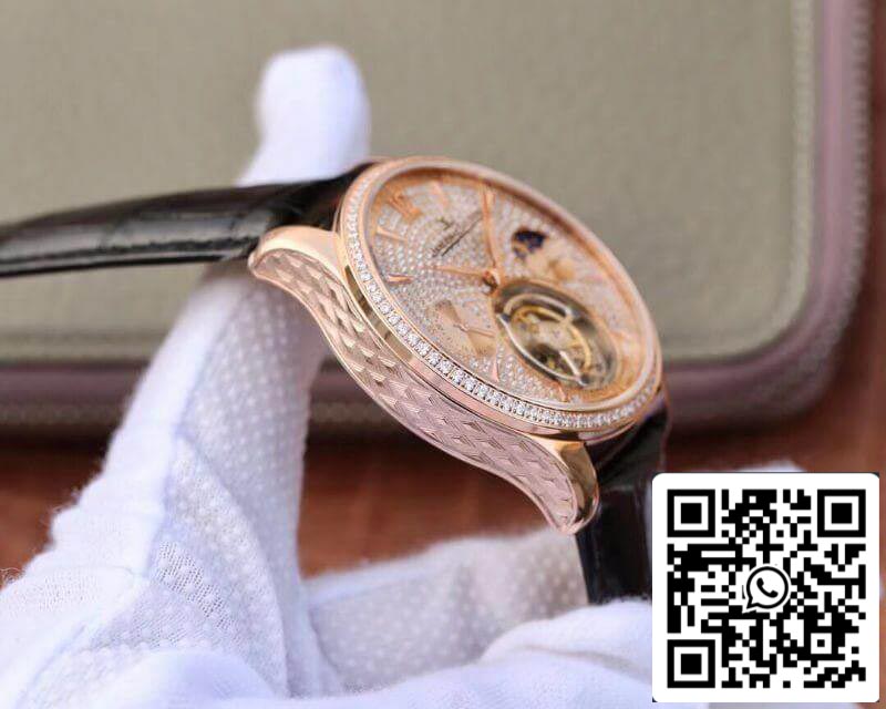 Jaeger-LeCoultre Master Complication Functions Real Tourbillon 1:1 Best Edition Swiss Hand-winding 3310 Rosegold US Replica Watch