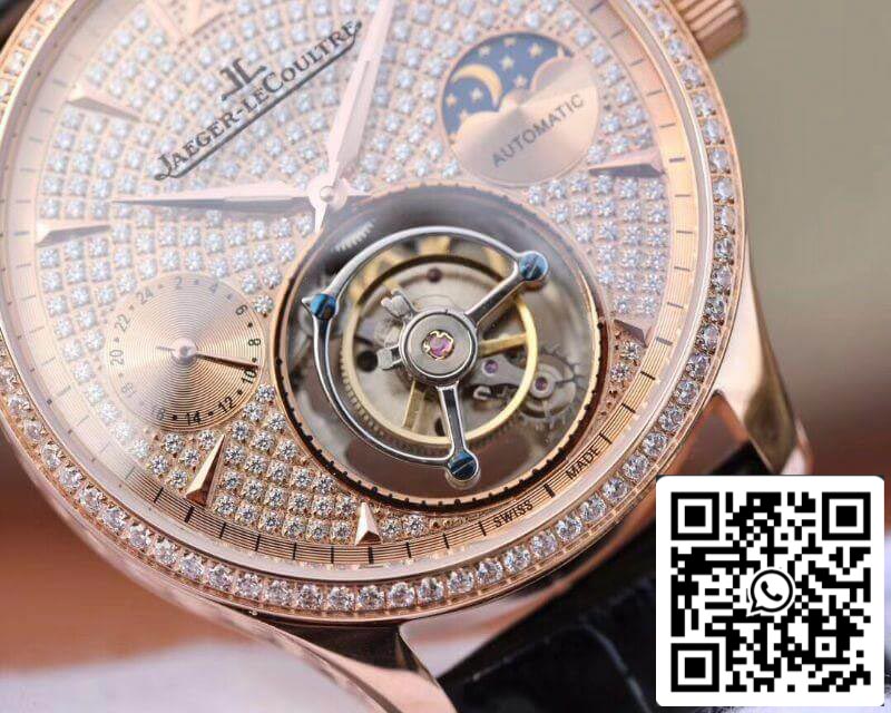 Jaeger-LeCoultre Master Complication Functions Real Tourbillon 1:1 Best Edition Swiss Hand-winding 3310 Rosegold US Replica Watch