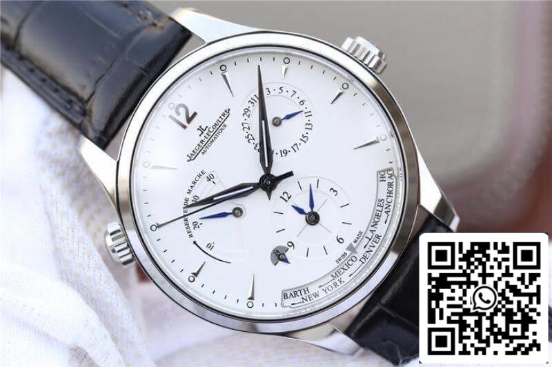 Jaeger-LeCoultre Master Geographic 1428421 1:1 Best Edition Swiss ETA939A/1 Silver Dial US Replica Watch