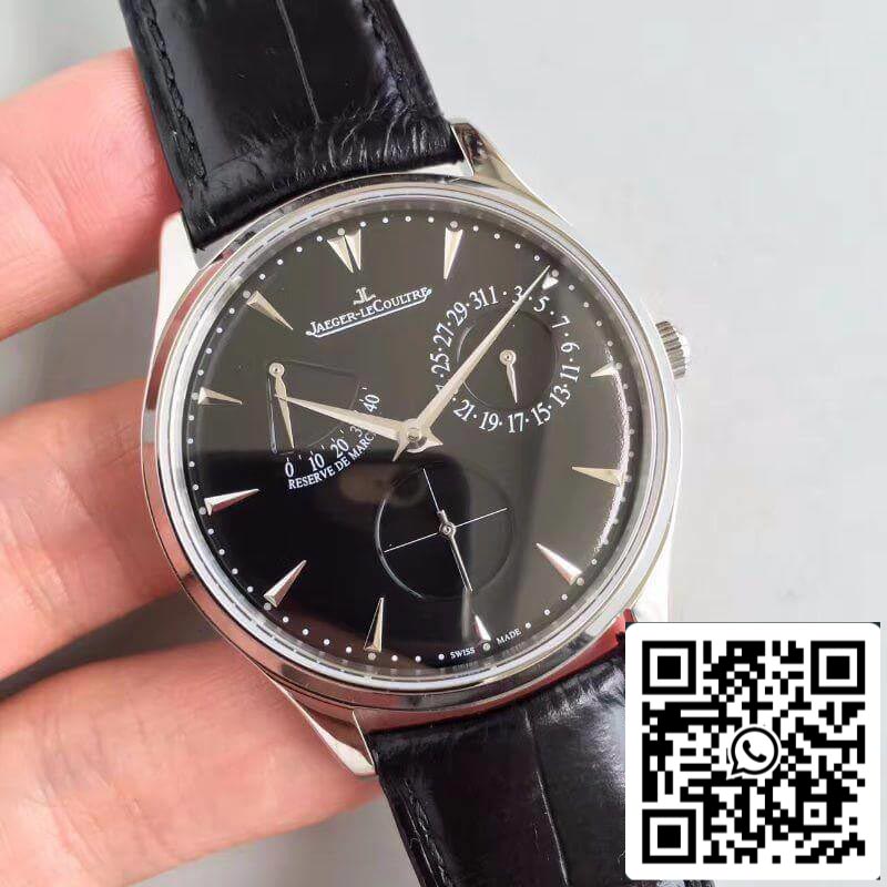 Jaeger-LeCoultre Master Ultra Thin 1378480 ZF Factory Men Watches 1:1 Best Edition Swiss ETA938 Black Dial US Replica Watch
