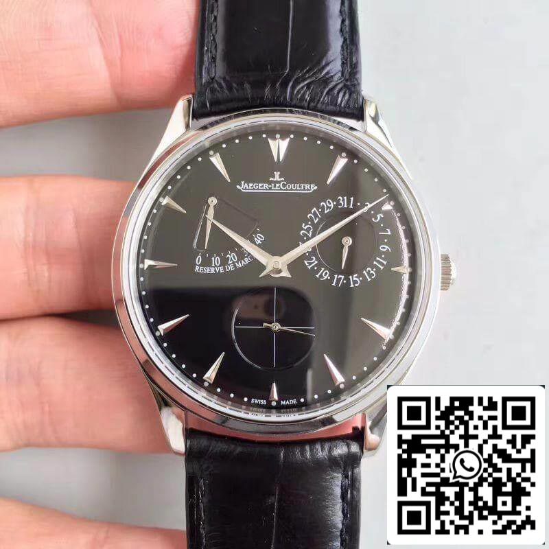 Jaeger-LeCoultre Master Ultra Thin 1378480 ZF Factory Men Watches 1:1 Best Edition Swiss ETA938 Black Dial US Replica Watch