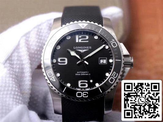 Longines Concas L3.781.4.56.9 1:1 Best Edition ZF Factory Black Dial Swiss ETA2824 US Replica Watch