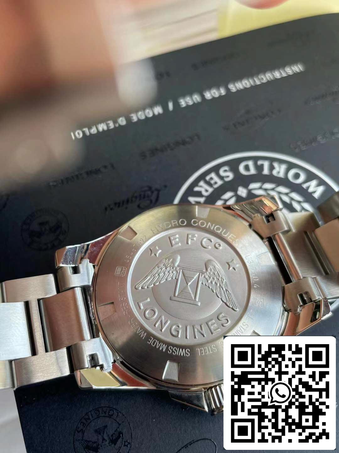 Longines HydroConquest L3.740.4.96.6 Best 1:1 Edition- Swiss Original Movement US Replica Watch