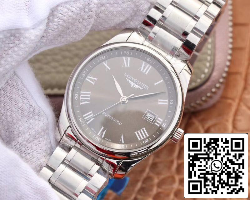 Longines Master Collection L2.793.4.71.6 1:1 Best Edition V9 factory Grey Dial Swiss Cal.L888 US Replica Watch