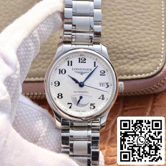 Longines Master Collection L2.908.4.78.6 1:1 Best Edition GS Factory White Dial Swiss Cal.L693 US Replica Watch