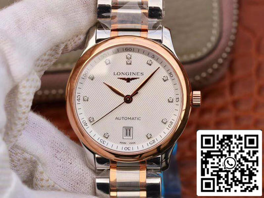 Longines Master Collections L2.628.5.97.7 KY Factory 1:1 Best Edition Swiss ETA2892 White Textured Dial US Replica Watch