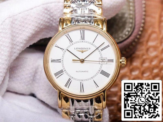 Longines Presence L4.921.2.11.7 1:1 Best Edition RM Factory White Dial Swiss ETA2892 US Replica Watch