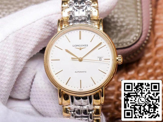 Longines Presence L4.921.2.12.7 1:1 Best Edition RM Factory White Dial Swiss ETA2892 US Replica Watch