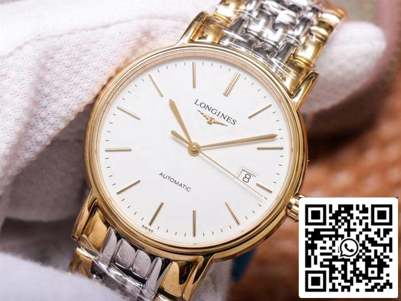 Longines Presence L4.921.2.12.7 1:1 Best Edition RM Factory White Dial Swiss ETA2892 US Replica Watch