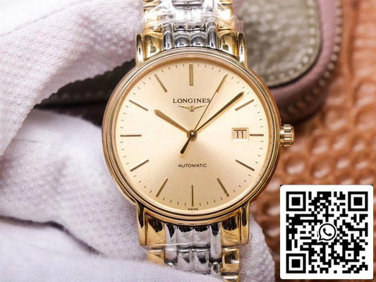 Longines Presence L4.921.2.32.7 1:1 Best Edition RM Factory Champagne Dial Swiss ETA2892 US Replica Watch