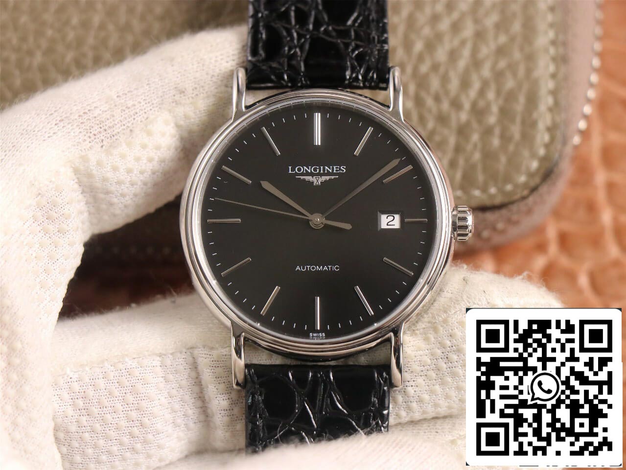 Longines Presence L4.921.4.52.2 1:1 Best Edition KY factory Black Dial US Replica Watch
