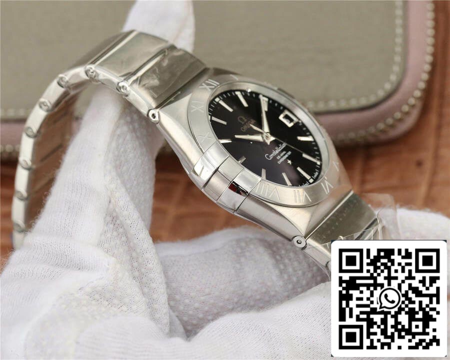 Omega Constellation 123.10.38.21.01.001 1:1 Best Edition VS Factory Black Dial US Replica Watch