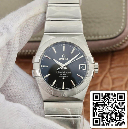 Omega Constellation 123.10.38.21.01.001 1:1 Best Edition VS Factory Black Dial US Replica Watch