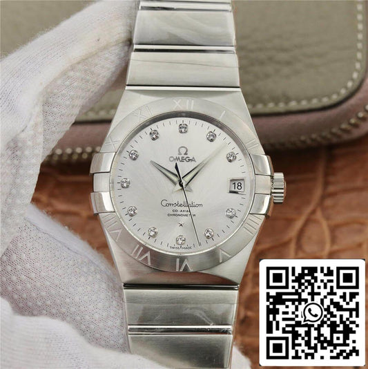 Omega Constellation 123.10.38.21.52.001 1:1 Best Edition VS Factory Diamond-set Dial US Replica Watch