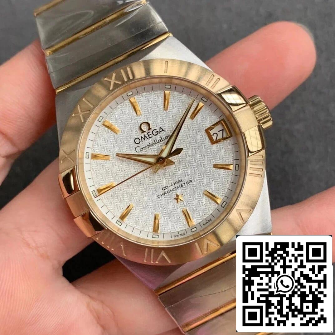 Omega Constellation 123.20.38.21.02.006 1:1 Best Edition VS Factory Silver Dial US Replica Watch
