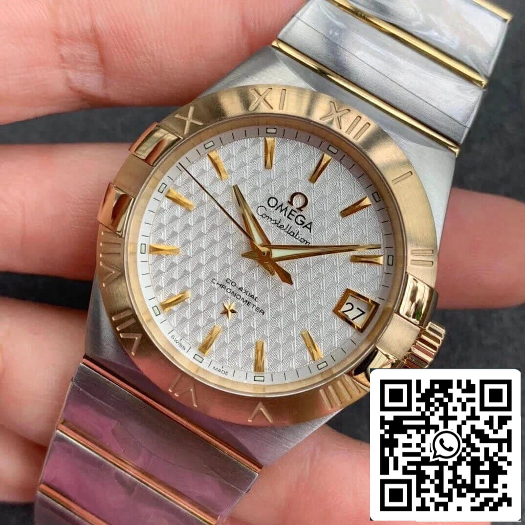 Omega Constellation 123.20.38.21.02.006 1:1 Best Edition VS Factory Silver Dial US Replica Watch