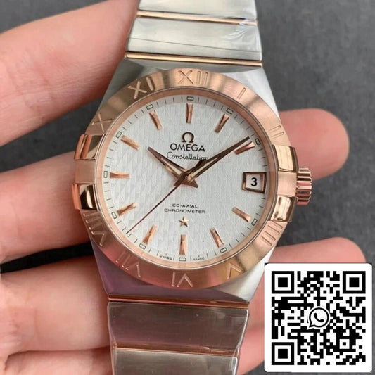 Omega Constellation 123.20.38.21.02.007 1:1 Best Edition VS Factory Silver Dial US Replica Watch