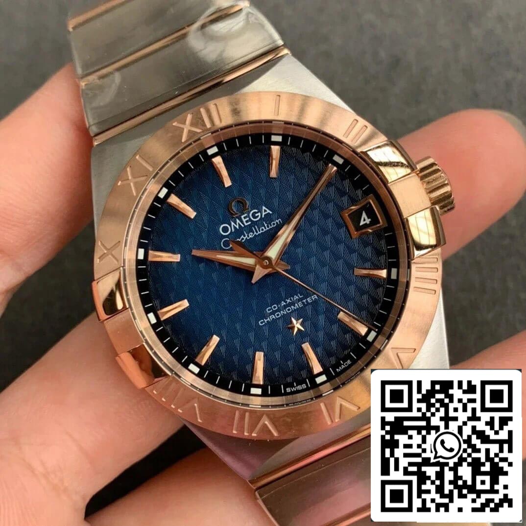 Omega Constellation 123.20.38.21.03.001 1:1 Best Edition VS Factory Blue Dial US Replica Watch