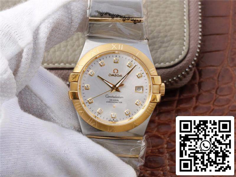 Omega Constellation 123.20.38.21.52.002 V6 Factory 1:1 Best Edition Swiss ETA9015 US Replica Watch