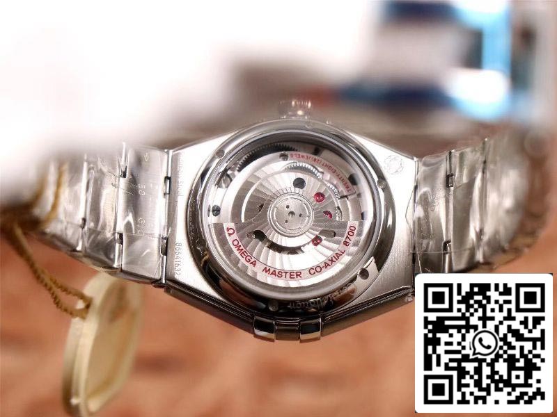 Omega Constellation 131.15.29.20.52.001 1:1 Best Edition 3S Factory V5 Silver Diamond Bezel US Replica Watch