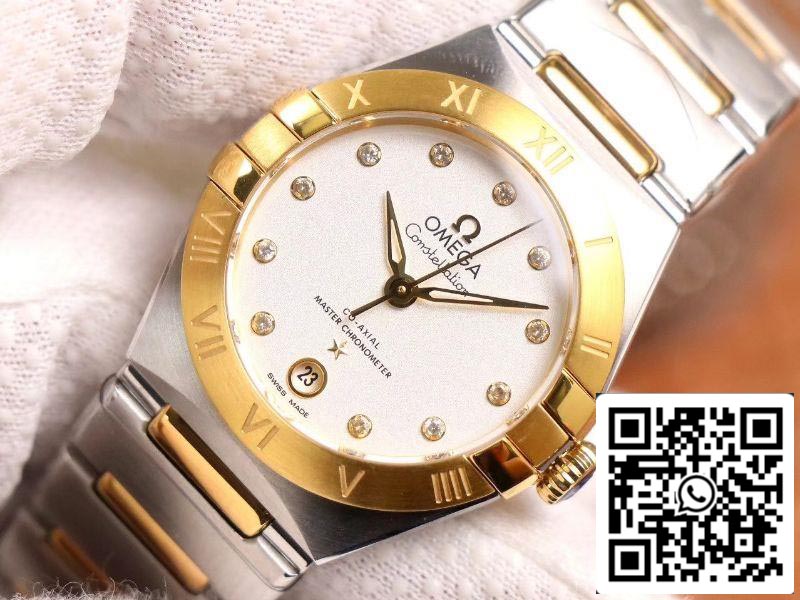 Omega Constellation 131.20.29.20.52.002 1:1 Best Edition 3S Factory V5 White Dial US Replica Watch