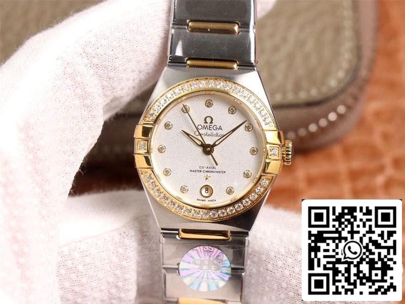 Omega Constellation 131.25.29.20.52.002 1:1 Best Edition 3S Factory V5 White dial Swiss NH05 US Replica Watch
