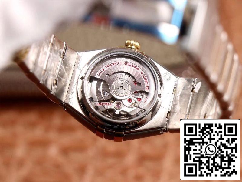 Omega Constellation 131.25.29.20.58.001 1:1 Best Edition 3S Factory V5 Yellow Gold Diamond Bezel Swiss NH05 US Replica Watch