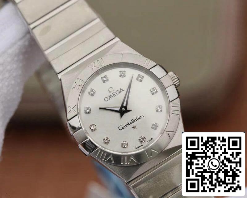 Omega Constellation 27mm Quartz Ladies 123.10.27.60.55.001 TW Factory 1:1 Best Edition Swiss Eta Quartz 1376 US Replica Watch