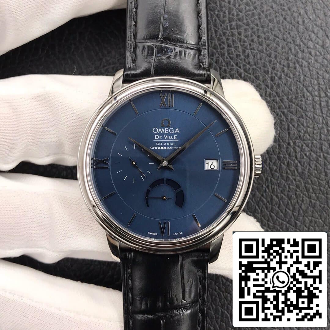 Omega De Ville 424.13.40.21.03.001 1:1 Best Edition ZF Factory Blue Dial US Replica Watch