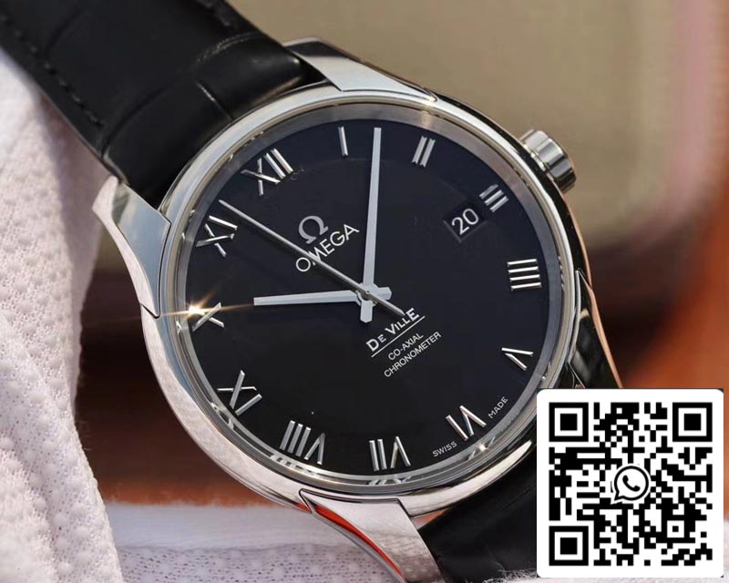 Omega De Ville 431.13.41.21.01.001 1:1 Best Edition VS Factory Black Dial Swiss ETA8500 US Replica Watch
