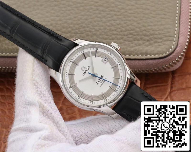 Omega De Ville 431.33.41.21.02.001 1:1 Best Edition VS Factory White Dial Swiss ETA8500 US Replica Watch