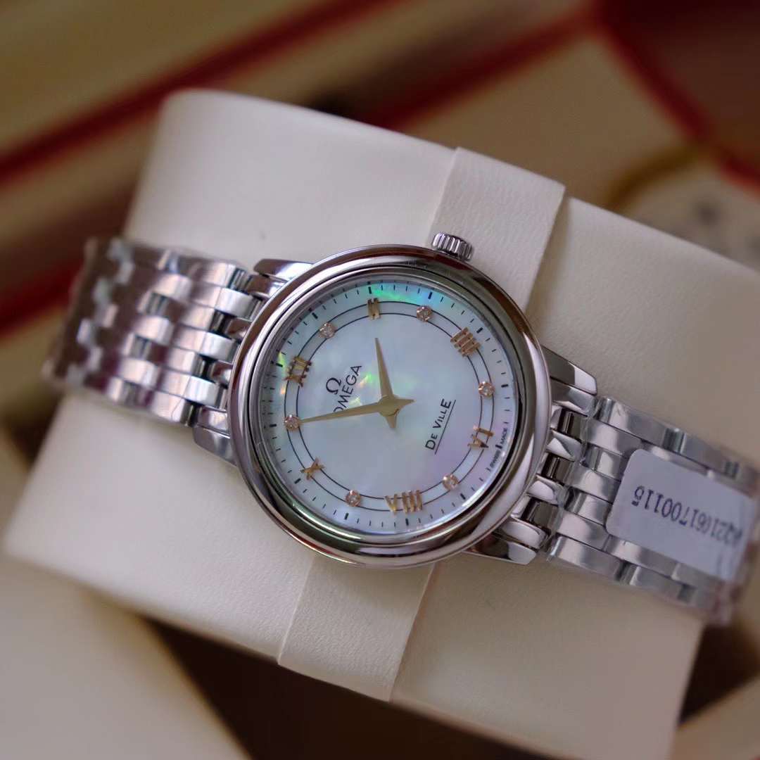 Omega De Ville Prestige 424.10.27.60.55.001 Watch 27.4mm Swiss Original Movement US Replica Watch
