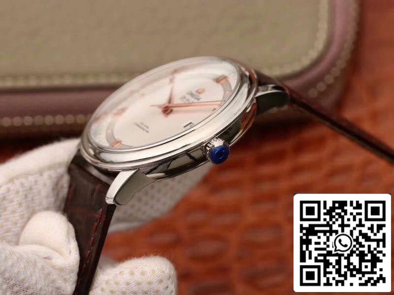 Omega De Ville Prestige 424.13.40.20.02.002 MKS Factory 1:1 Best Edition Swiss ETA9015 Brown Calfskin Leather Strap US Replica Watch