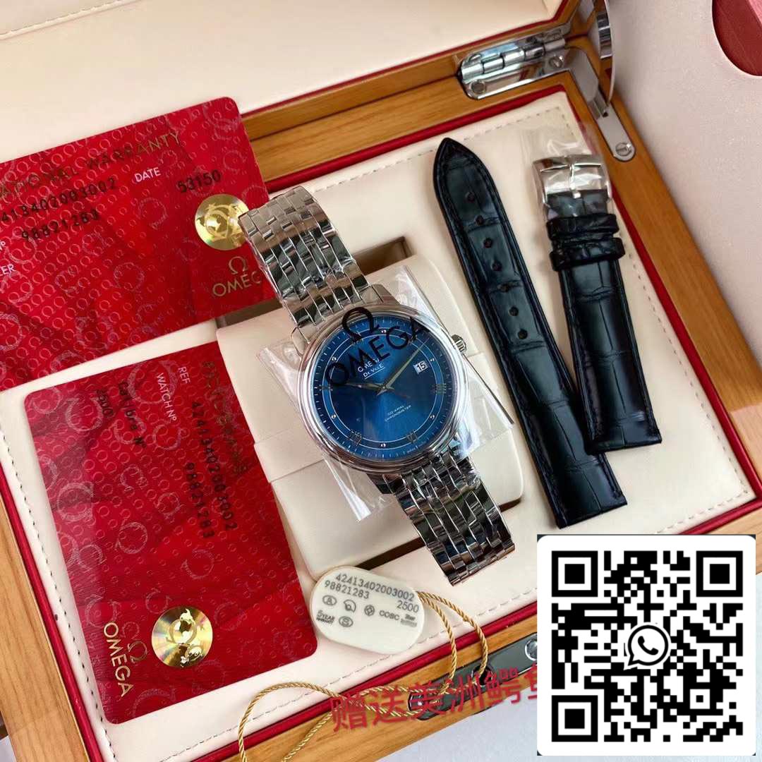 Omega De Ville Prestige Co‑Axial Chronometer 39,5 mm 424.10.40.20.03.002 - Swiss Original Movement US Replica Watch
