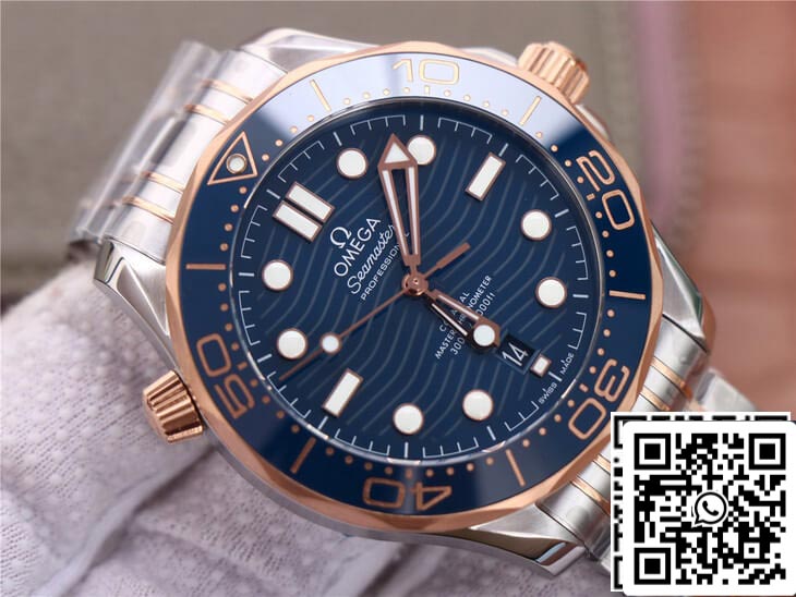 Omega Seamaster 210.20.42.20.03.002 1:1 Best Edition VS Factory Blue Dial US Replica Watch