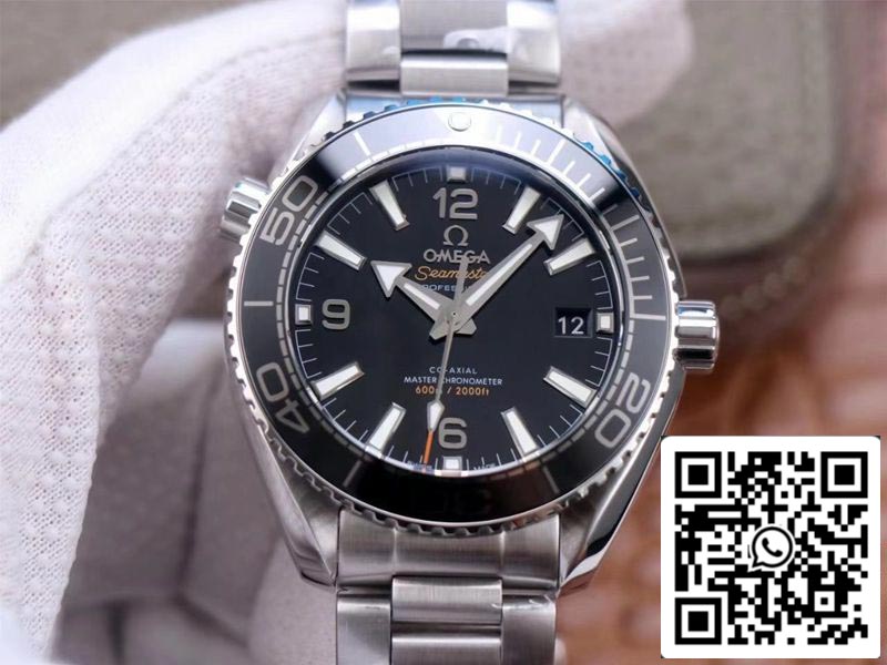 Omega Seamaster 215.30.40.20.01.001 Planet Ocean 600M 1:1 Best Edition VS Factory Black Dial Swiss ETA8800 US Replica Watch