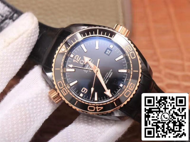 Omega Seamaster 215.62.40.20.13.001 Deepsea King‌ 600M VS Factory 1:1 Best Edition 18K Rose Gold Bezel Swiss Omega 8906 US Replica Watch