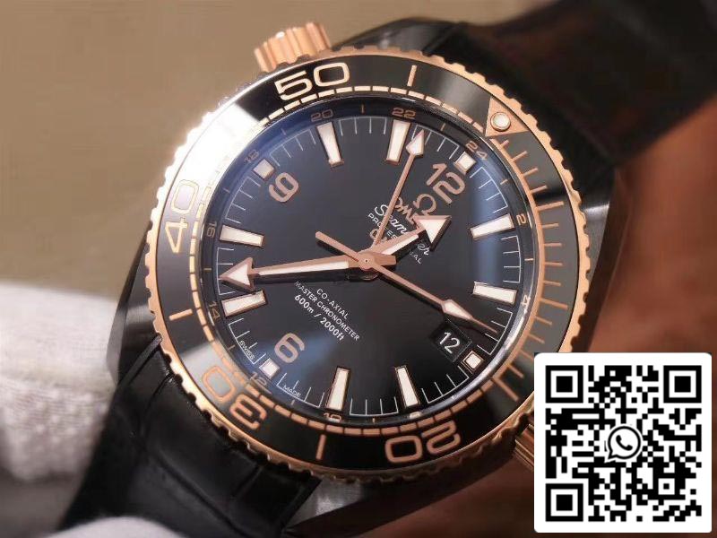 Omega Seamaster 215.62.40.20.13.001 Deepsea King‌ 600M VS Factory 1:1 Best Edition 18K Rose Gold Bezel Swiss Omega 8906 US Replica Watch