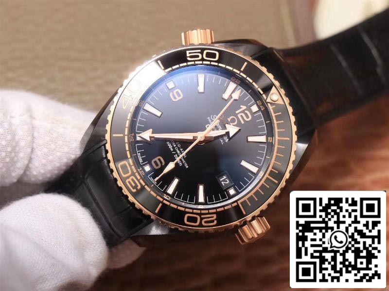Omega Seamaster 215.62.40.20.13.001 Deepsea King‌ 600M VS Factory 1:1 Best Edition 18K Rose Gold Bezel Swiss Omega 8906 US Replica Watch